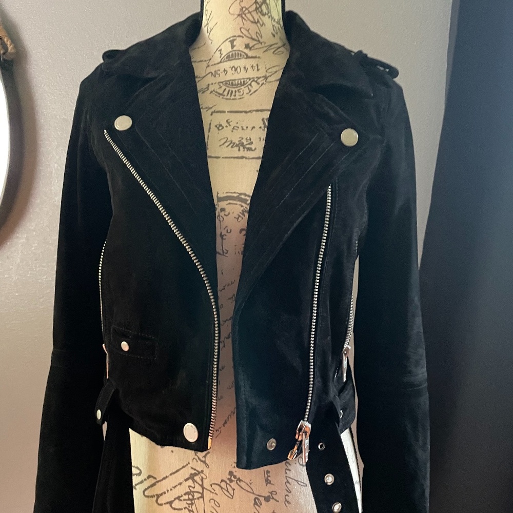 NWOT Blank NYC Suede leather jacket